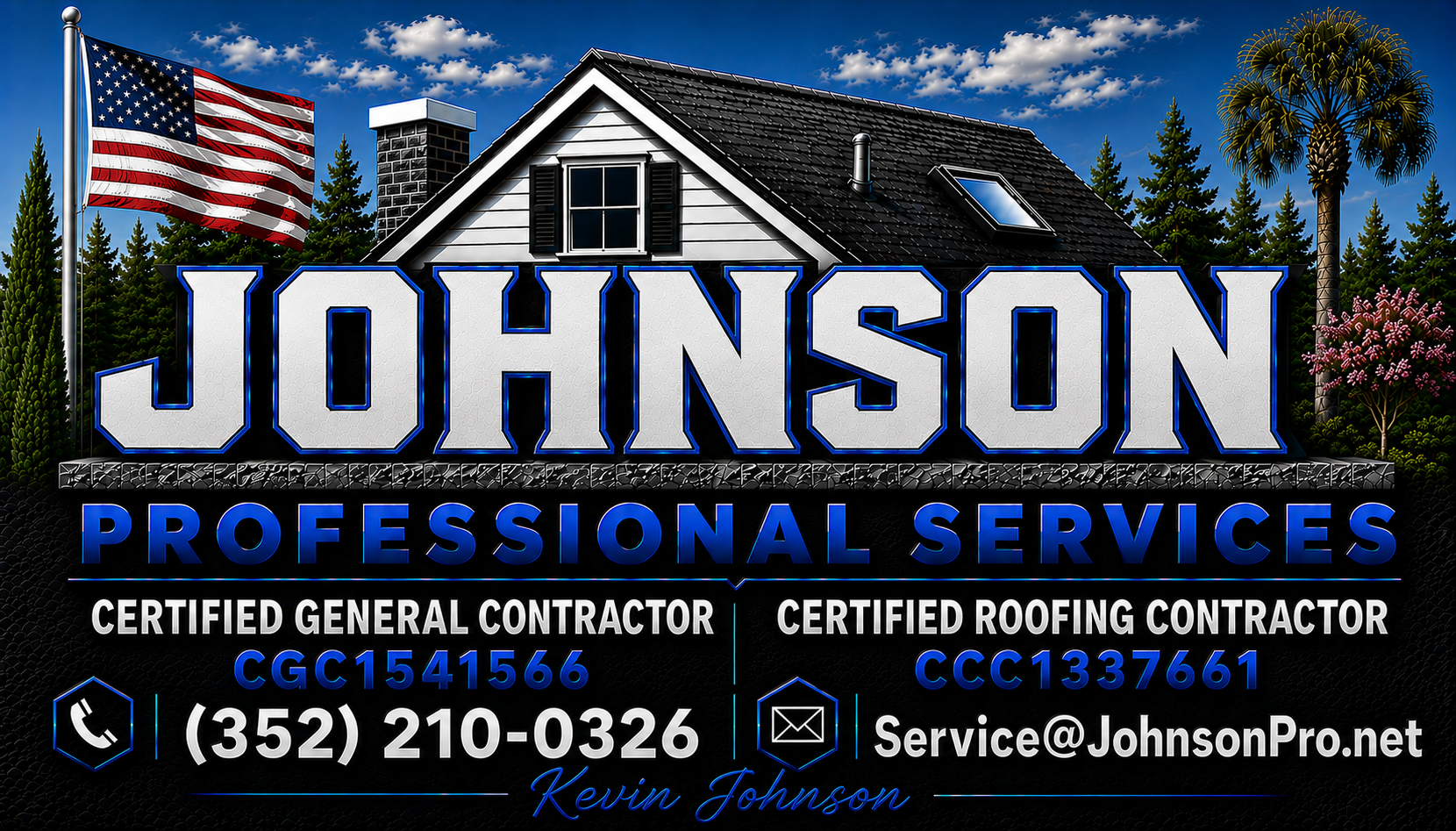 Johnson Professional Services business card